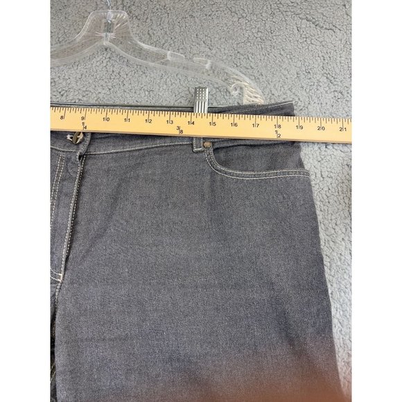 ESCADA Women's Size 46 US 18 Gray Straight Leg Slacks Dress - Picture 7 of 11